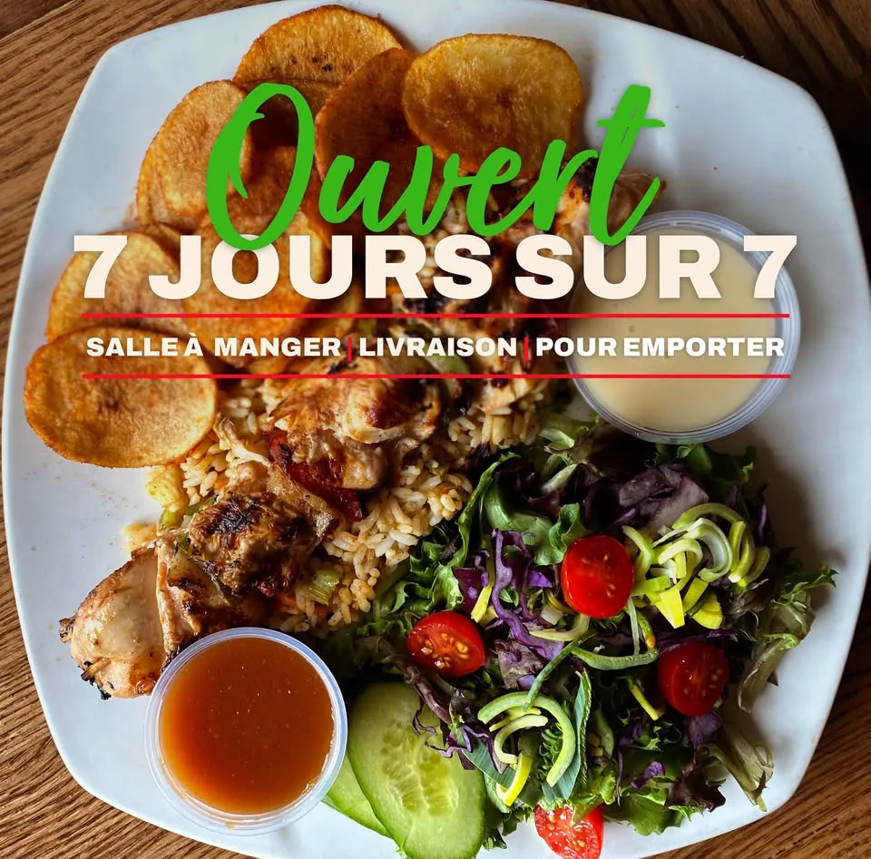 Assiette servie à La Pizzeria du Boulevard